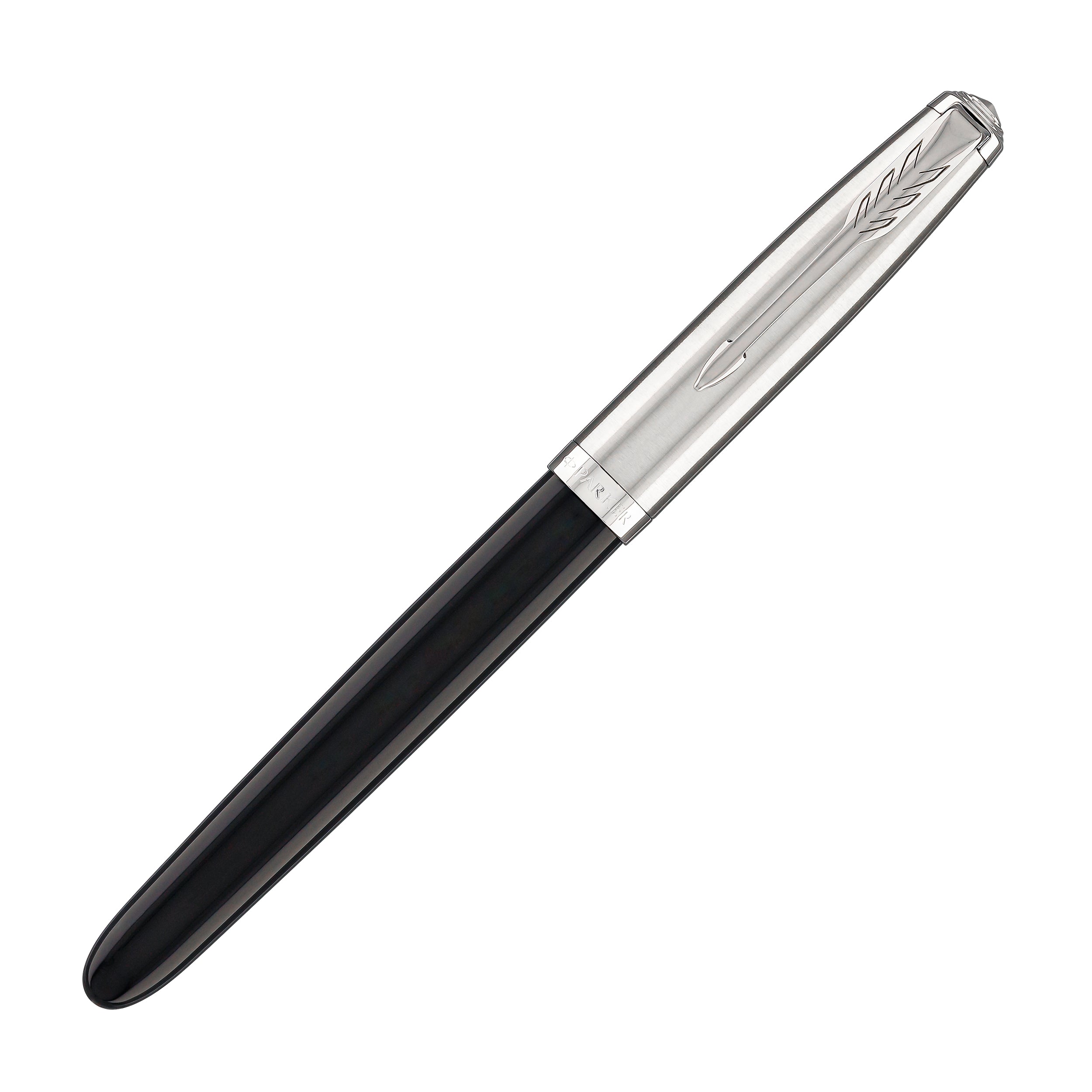 Parker 51 Fountain Pen in Black with Chrome Trim - Goldspot Pens