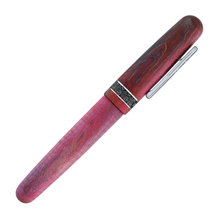 Conklin 1898 Stabilized Wood Rollerball Pen in Matte Purple with Chrome Trim - Limited Edition