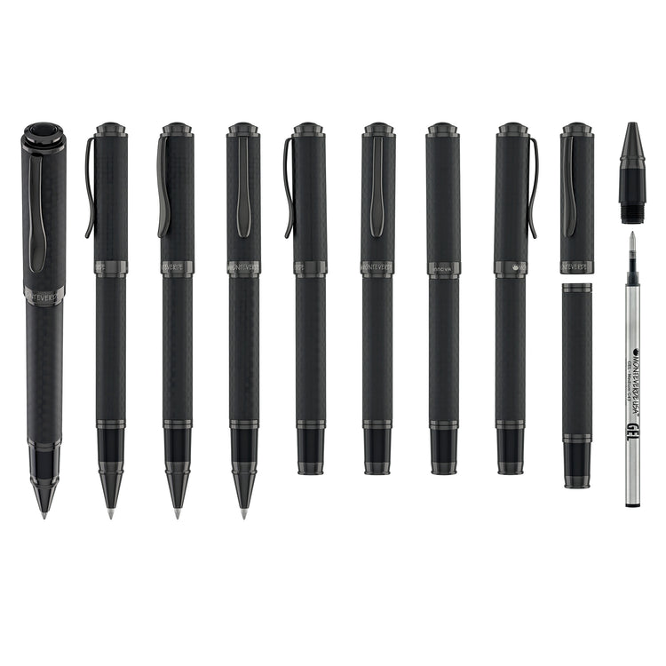 Monteverde Innova Rollerball Pen in Matte Carbon with Gunmetal Trim