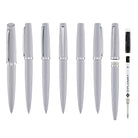Diplomat Viper Ballpoint Pen in Silver Guilloche