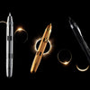 Nahvalur Eclipse Retractable Fountain Pen in Black with Silver Trim Fountain Pen