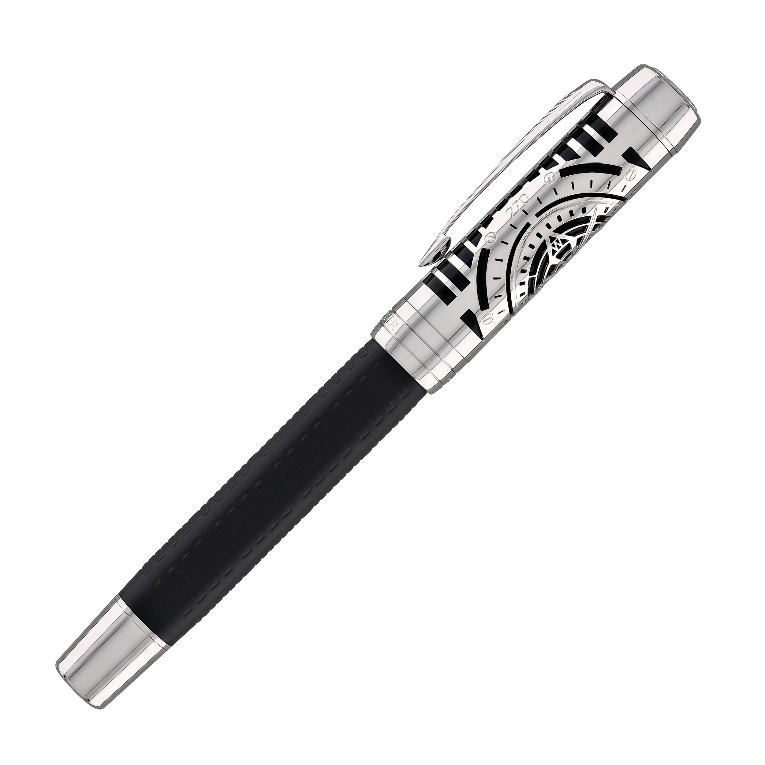 Parker Duofold Legacy of Flight Fountain Pen in Matte Black with