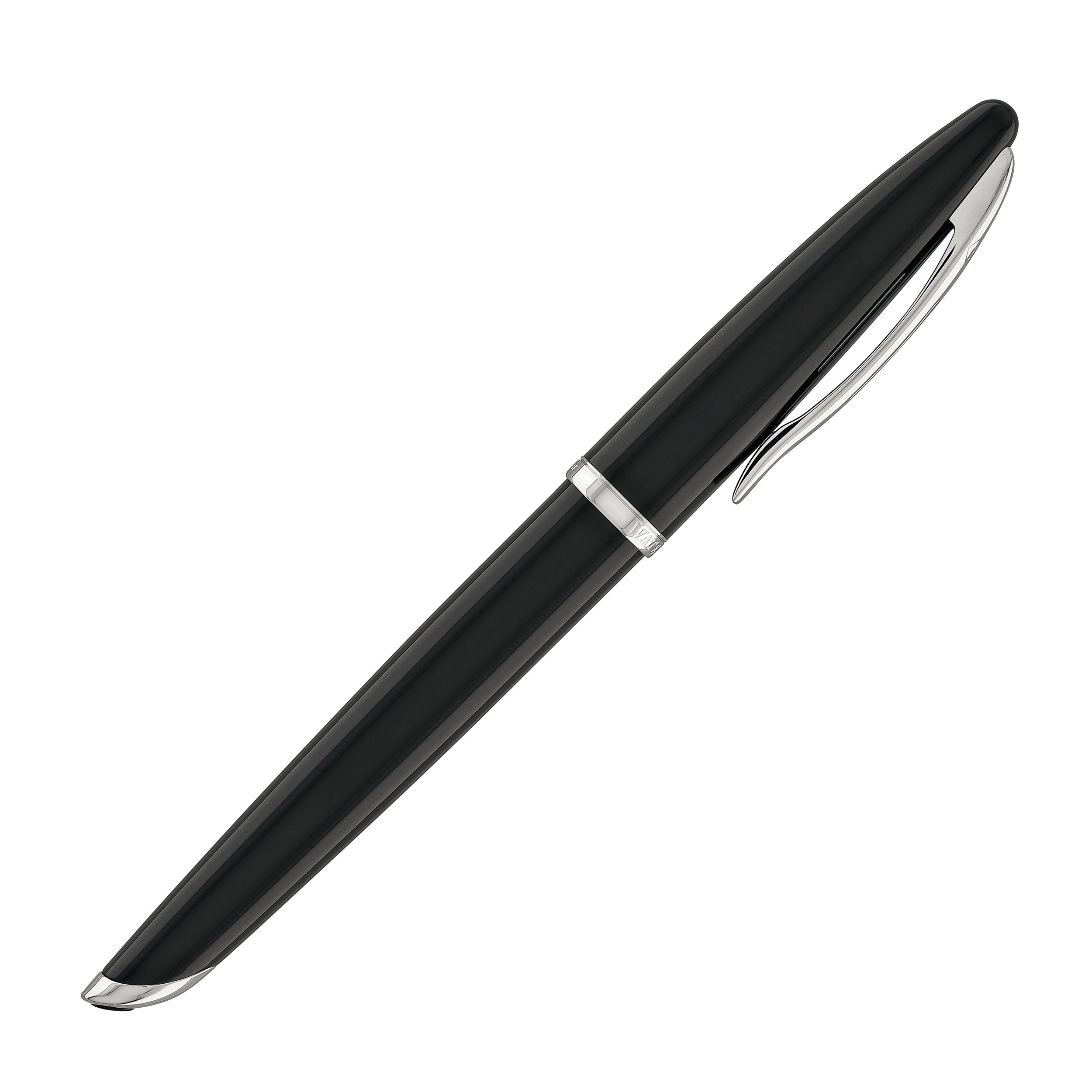 WATERMAN　Crusader517　Black　M-nib クルセーダー Waterman Carene Fountain Pen in Black Sea with Stainless Steel