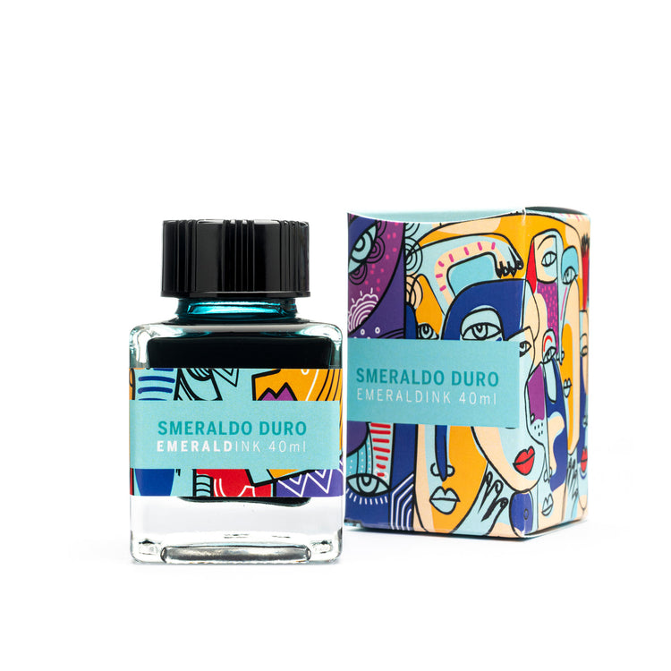 Leonardo Officina Bottled Ink in Smeraldo Emerald Green - 40 mL