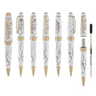 Cross Bailey Zodiac Year of the Horse Ballpoint Pen in White Lacquer with Rose Gold Plated