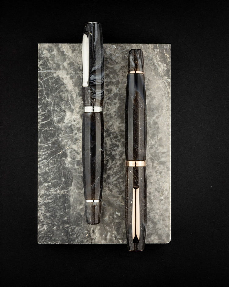 Scribo Feel Fountain Pen in Nova Stella with Rose Gold Trim - Limited Edition