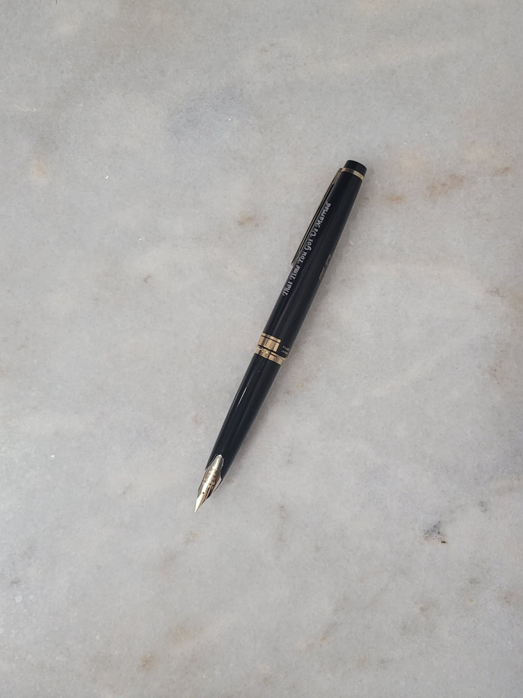 Misfit Item 0126 Pilot E95s Fountain Pen in Black - Extra Fine Point