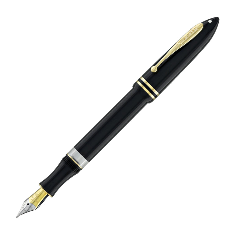 Sheaffer Balance III E893 Fountain Pen in Glossy Black & Gold Trims
