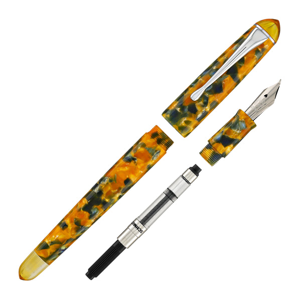 Magna Carta Urban Fountain Pen in Amberine - Fude Nib Fountain Pen