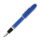 Cross Peerless Fountain Pen in Translucent Quartz Blue - 18K Gold