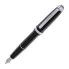 Cross Lume Fountain Pen in Obsidian Black with Polished Chrome Appointments - Medium Nib