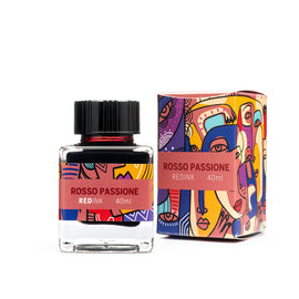 Leonardo Officina Bottled Ink in Red Passion - 40 mL
