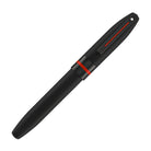 Sheaffer Icon Rollerball Pen in Matte Black Lacquer with Red PVD Trim