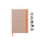 Rhodia Rhodiarama Softcover Notebook in Rose Smoke - A5