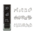 Midori Paintable Roller Stamp in Dog & Landscape
