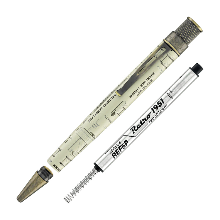 Retro 51 Tornado Smithsonian Rollerball Pen in Wright Brothers Aeroplane