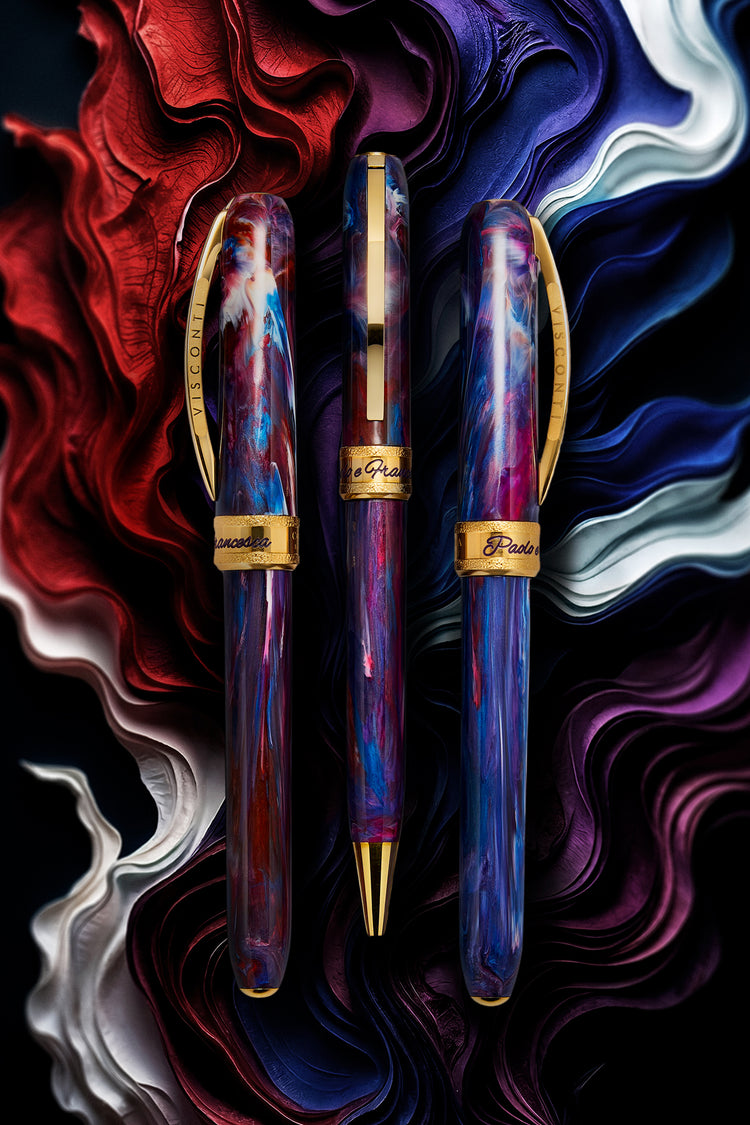 Visconti Comedia Ballpoint Pen in Paolo & Francesca