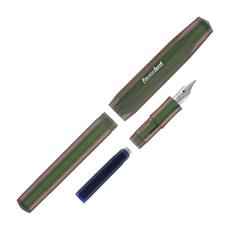 Kaweco Lunar Sport Fountain Pen in Shadow Green