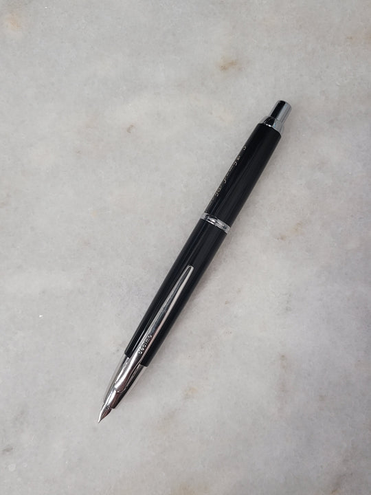 Misfit Item 0006 Pilot Vanishing Point Decimo Fountain Pen in Black - 18K Gold Fine Point