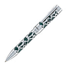 Conklin Endura Deco Crest Ballpoint Pen in Green with Chrome Trim