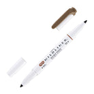 Zebra Mildliner Dual-Tip Highlighter in Brown