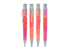 Retro 51 Tornado Cosmic Swirl Rollerball Pen in Pink & Orange