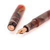 Opus 88 Harmony Fountain Pen in Red Grey Marble with Rose Gold Fountain Pen