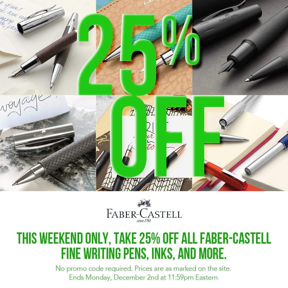 2019 Black Friday Cyber Monday Pen Sale and Giveaway