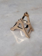 Misfit Item 0012 Ferris Wheel Press 38ml Bottled Ink Carriage in Polished Gold Finish