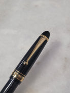 Misfit 0022 Pilot Custom 823 Fountain Pen in Smoke with Gold Trim - 14K Gold Broad Point