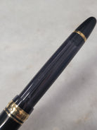Misfit 0022 Pilot Custom 823 Fountain Pen in Smoke with Gold Trim - 14K Gold Broad Point