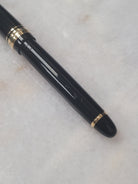 Misfit 0026 Pilot Custom 743 Fountain Pen in Black/Gold - 14K Soft Fine Medium Point