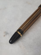Misfit 0028 Pilot Custom 823 Fountain Pen in Amber with Gold Trim - 14K Gold Signature Nib