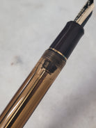 Misfit 0028 Pilot Custom 823 Fountain Pen in Amber with Gold Trim - 14K Gold Signature Nib