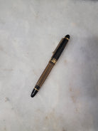 Misfit 0029 Pilot Custom 823 Fountain Pen in Amber with Gold Trim - 14K Gold Fine Point