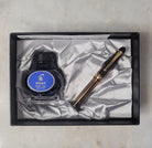 Misfit 0029 Pilot Custom 823 Fountain Pen in Amber with Gold Trim - 14K Gold Fine Point
