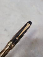 Misfit 0029 Pilot Custom 823 Fountain Pen in Amber with Gold Trim - 14K Gold Fine Point