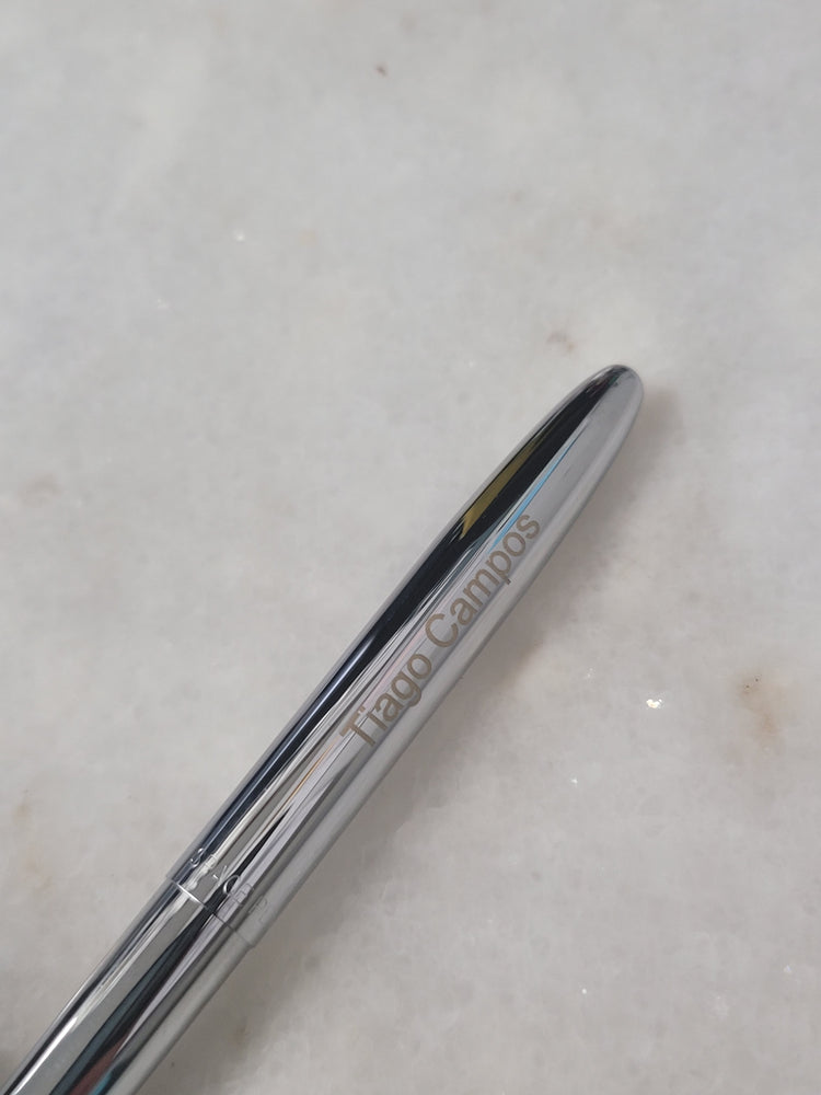 Misfit Item 0044 Fisher Space Pen Bullet Ballpoint Pen in Chrome