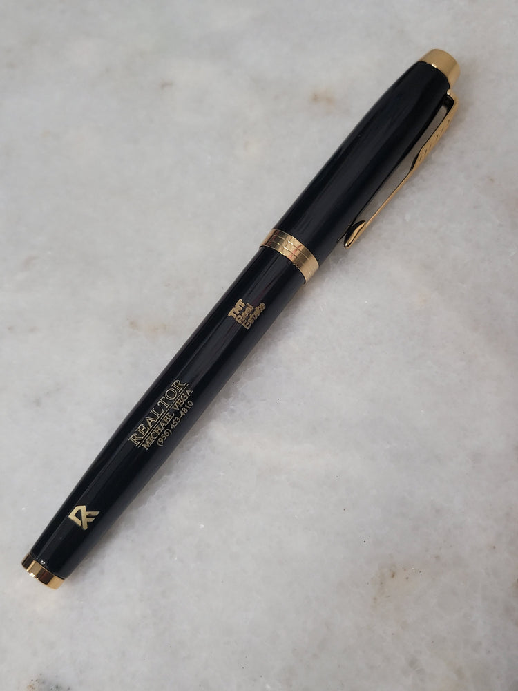 Misfit Item 0051 Parker IM Rollerball Pen in Black with Gold Trim