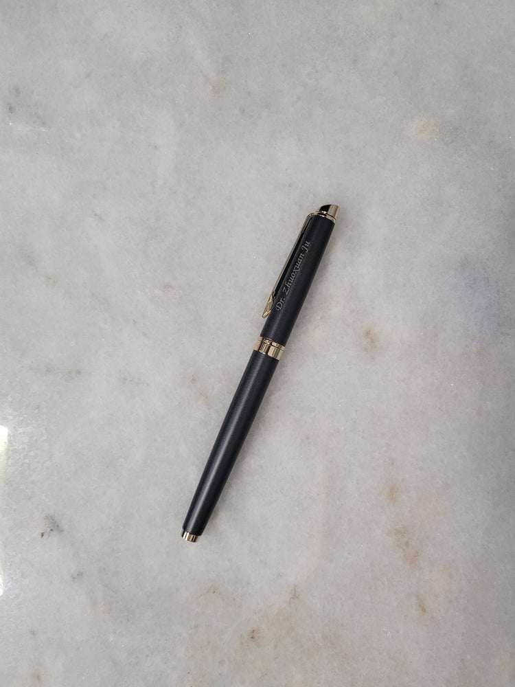 Misfit Item 0055 Waterman Hémisphère Rollerball Pen in Lava Black with Gold Trim