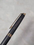 Misfit Item 0055 Waterman Hémisphère Rollerball Pen in Lava Black with Gold Trim