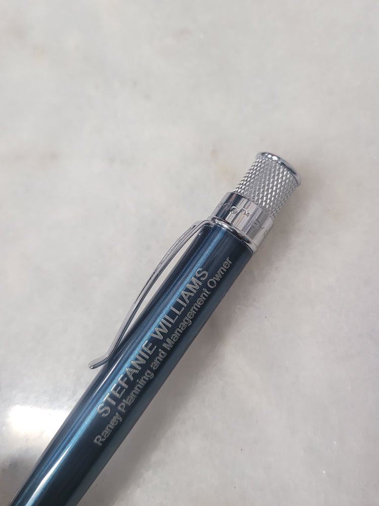 Misfit Item 0064 Retro 51 Tornado Rollerball Pen in Ice Blue Lacquer