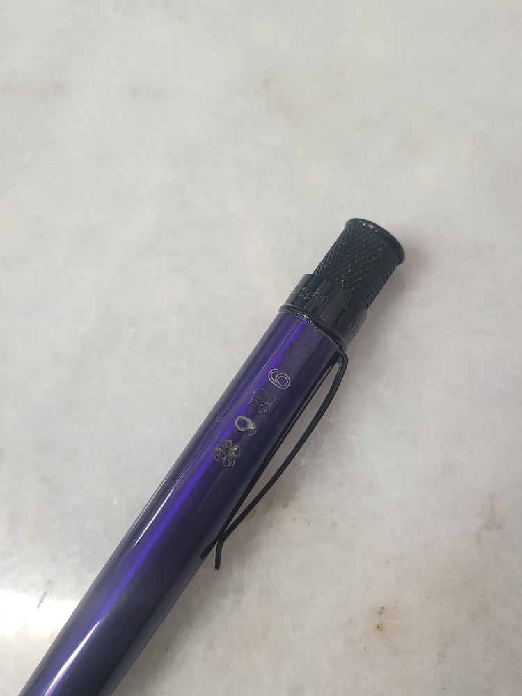 Misfit Item 0066 Retro 51 Tornado Stealth Rollerball Pen in Midnight Purple