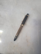 Misfit Item 0070 Pilot Custom 823 Fountain Pen in Amber with Gold Trim - 14K Gold Signature Nib