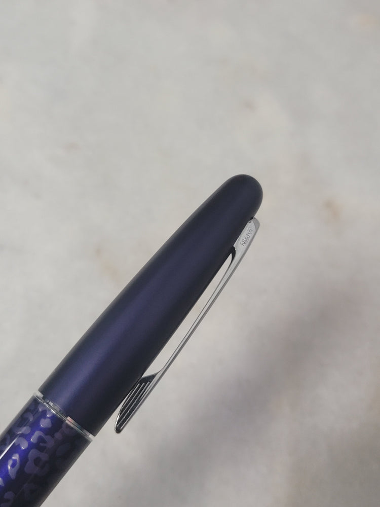 Misfit Item 0072 Pilot Metropolitan Animal Ballpoint Pen in Leopard Matte Violet