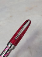 Misfit Item 0085 Laban Enamel Rollerball Pen in Pink Ovals