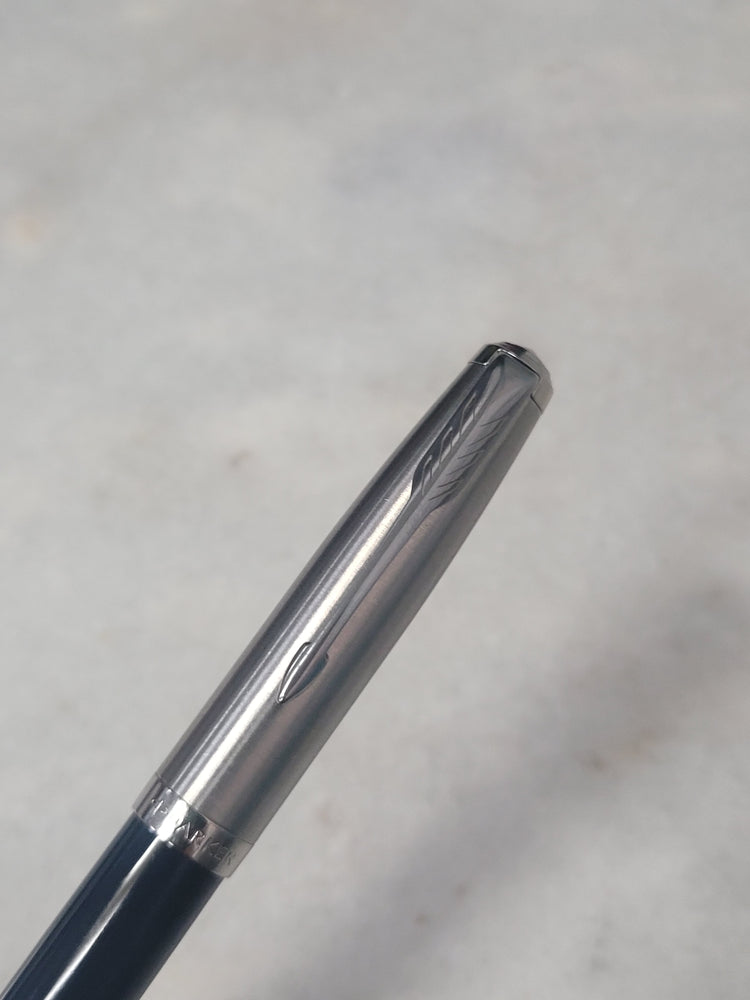 Misfit Item 0086 Parker 51 Fountain Pen in Midnight Blue with Chrome Trim - Fine Point