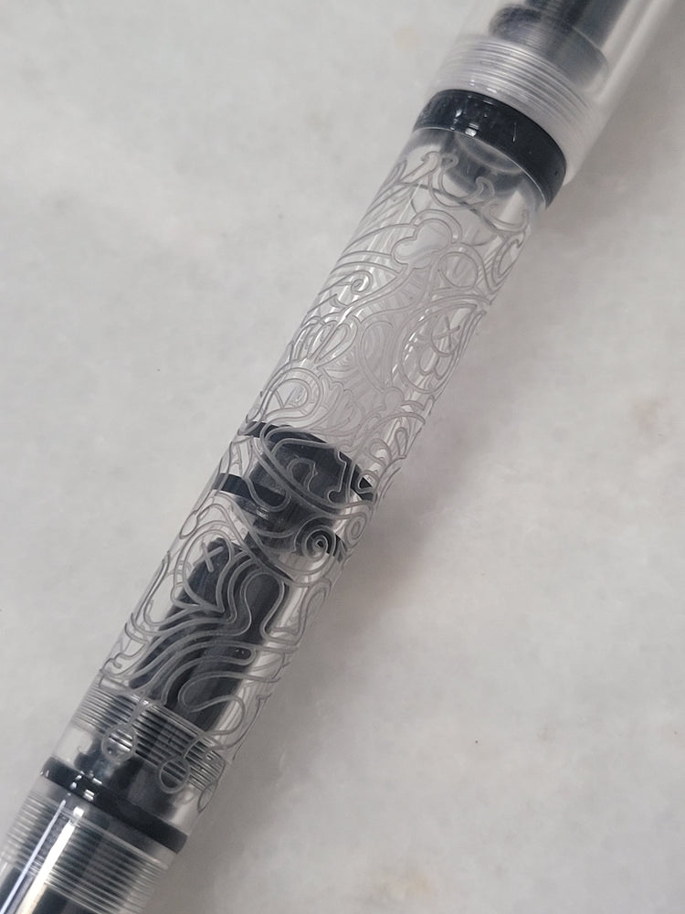 Misfit Item 0090 Nahvalur / Narwhal Original Fountain Pen in Peter Plume Limited Edition - 1.1mm Stub Nib