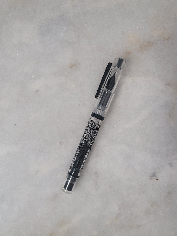Misfit Item 0091 Nahvalur / Narwhal Original Fountain Pen in Peter Plume Limited Edition - Medium Point