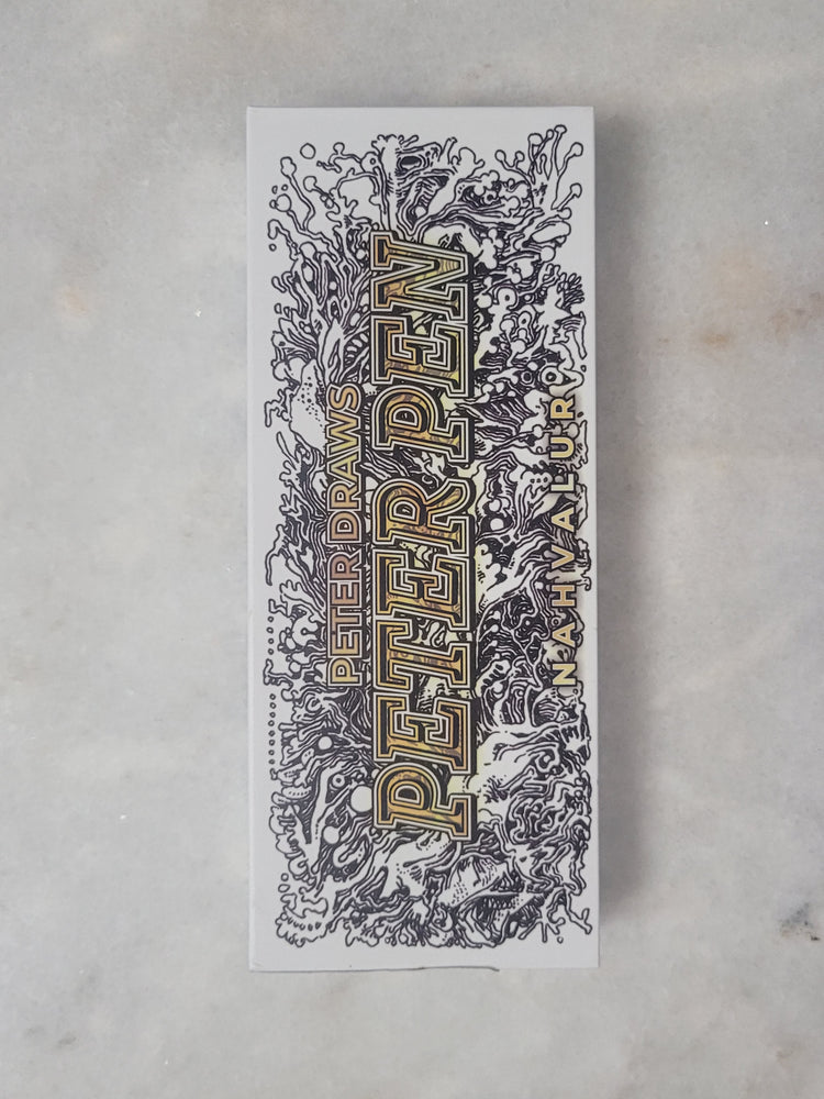 Misfit Item 0092 Nahvalur Original Fountain Pen - Peter Draws Artist Edition Silver - Fine Point